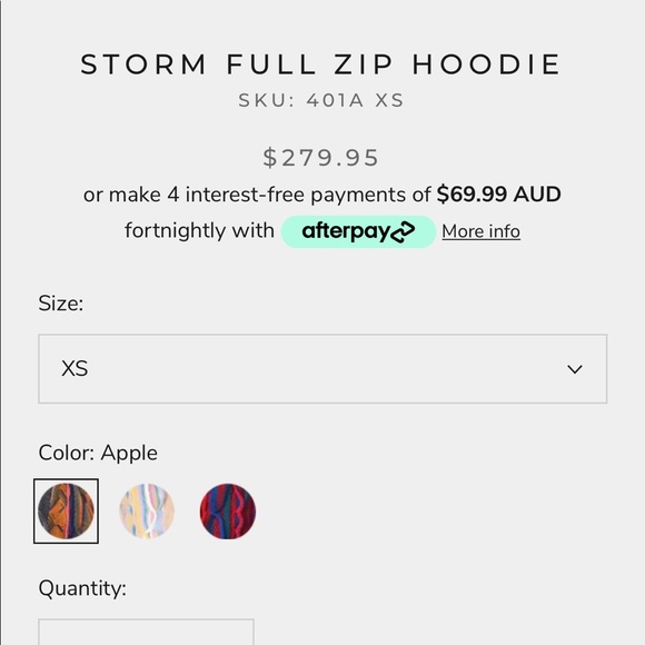 Aklanda Storm Full Zip Hoodie - Picture 9 of 10